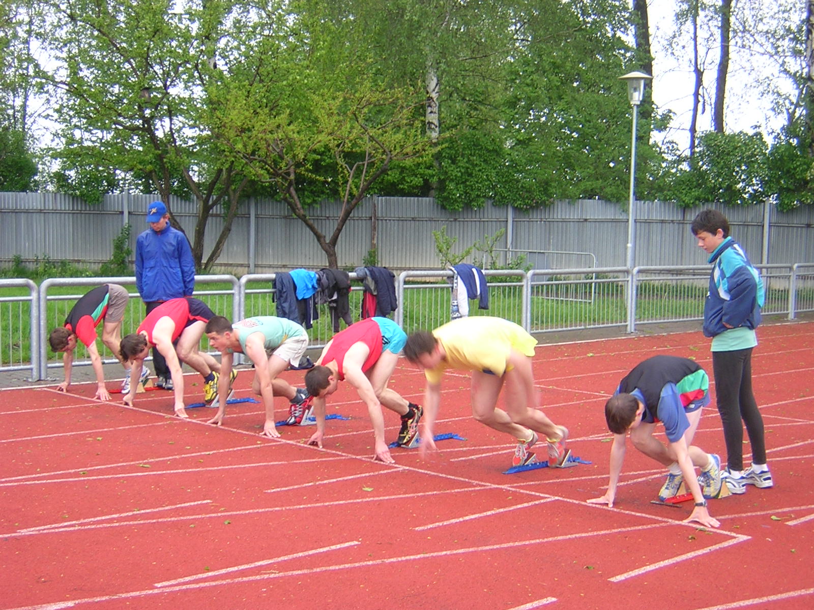 J.Leden na startu 100m